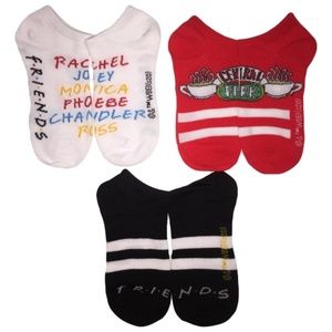 Friends TV Show low cut socks 3 box set